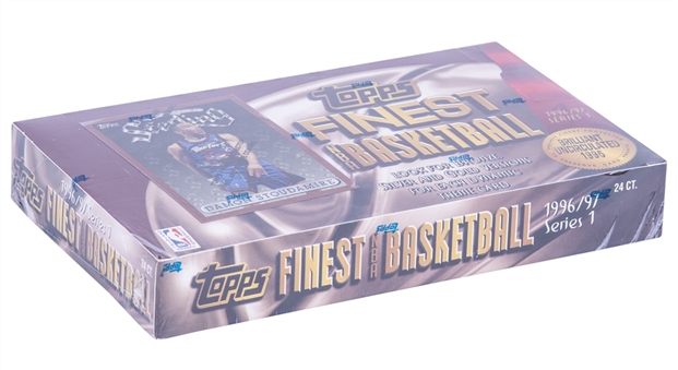 1996-97 Topps Finest Series 1 Basketball Unopened Hobby Box (24 Packs)